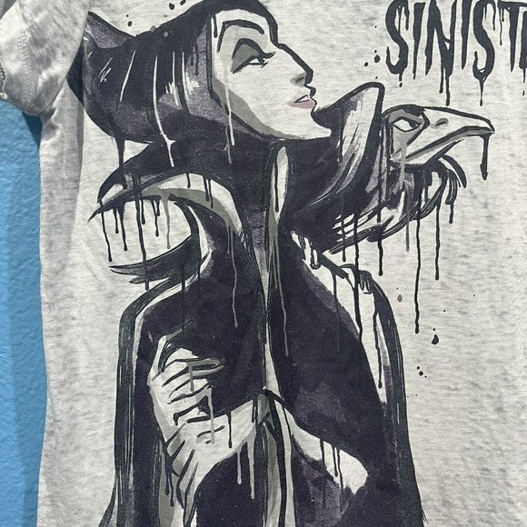 Disney Parks Maleficent Sinister Graphic Shirt Women Small Small Pulls In Back - Picture 3 of 12